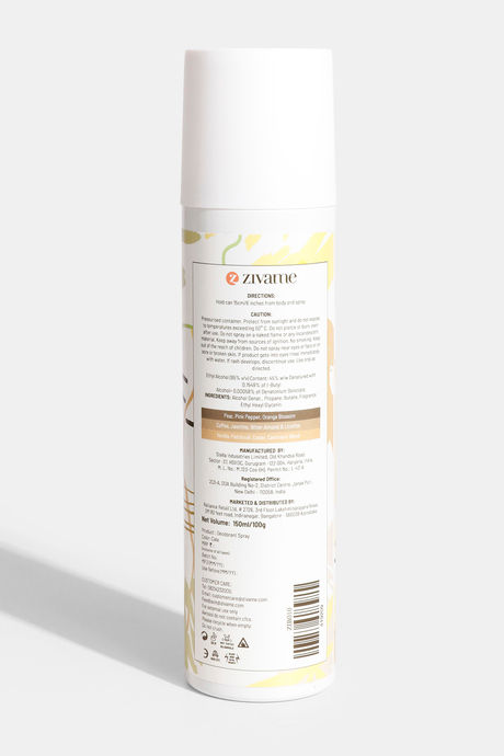 Zivame Mandarin Spice Deaodrant - 150 ml — image 2
